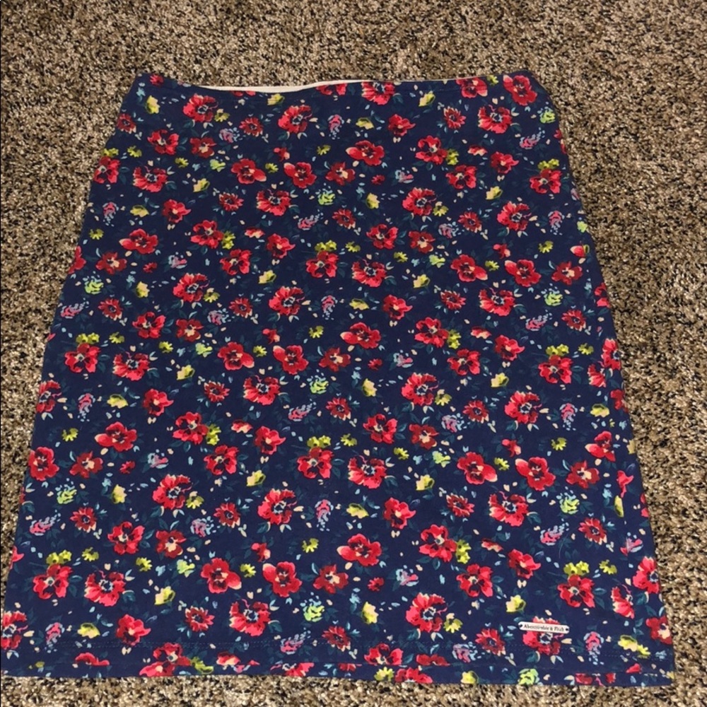 A flower printed pencil skirt! Very fitting.